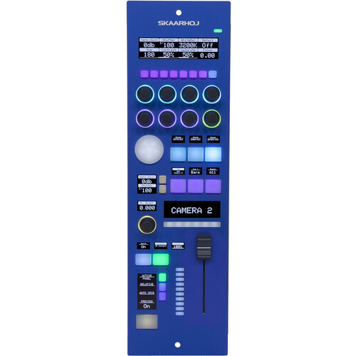 SKAARHOJ RCPv2 with Motorized Fader and Blue Pill Inside