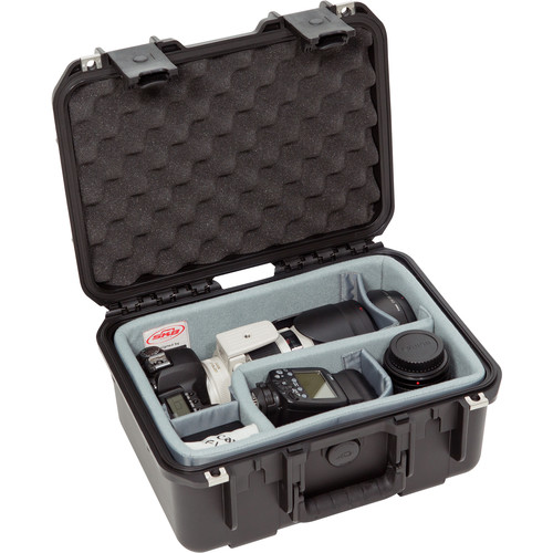 SKB iSeries 1309-6 Case with Think Tank Photo Dividers &&nbspLid Foam (Black)