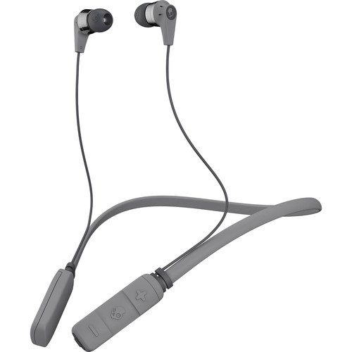 Skullcandy Ink'd Wireless Bluetooth In-Ear Headphones (Street/Gray/Chrome)