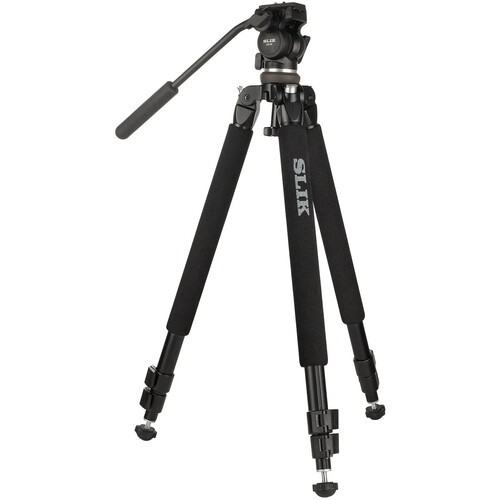 SLIK 520QF Tripod with SVH-520 Fluid Video Head