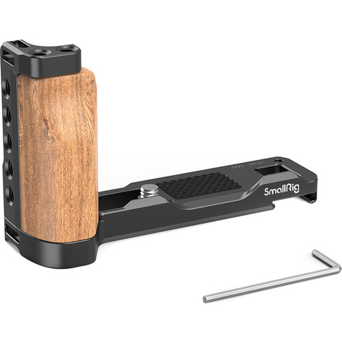 SmallRig L-Shape Wooden Grip with Cold S