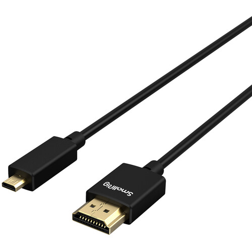 SmallRig Ultra-Slim Micro-HDMI to HDMI Cable (22