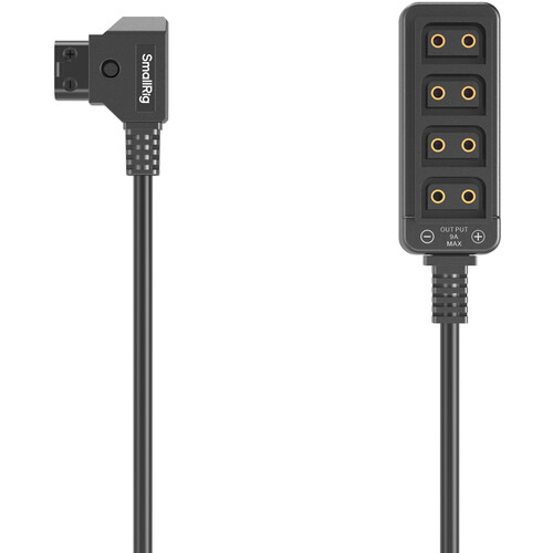 SmallRig Male D-Tap to 4-Port Female D-Tap Splitter Hub (25