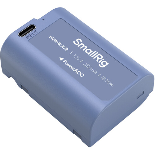 SmallRig DMW-BLK22 USB-C Battery (2520mAh Blue)