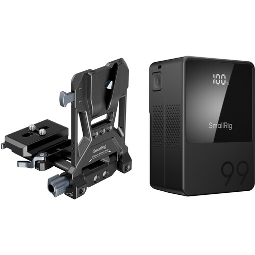 SmallRig VB99 mini Battery Kit with Folding V-Lock Plate (6800mAh V-Mount)