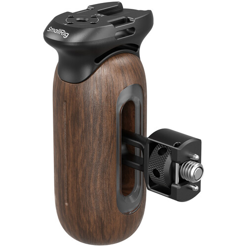SmallRig Wooden Side Handle with Two-in-One 1/4
