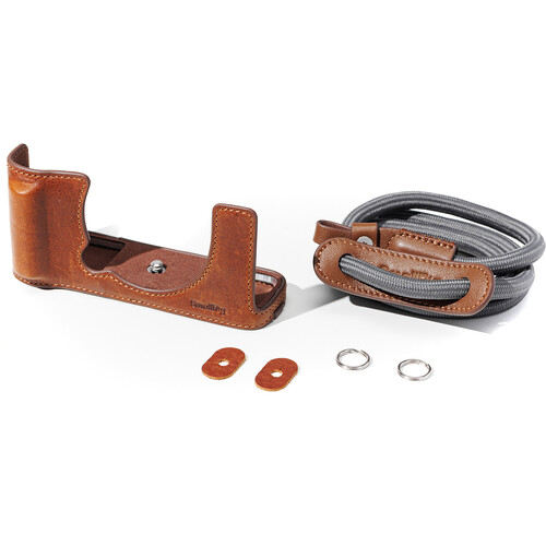 SmallRig Leather Half Case Kit for FUJIFILM X-E5 (Brown)