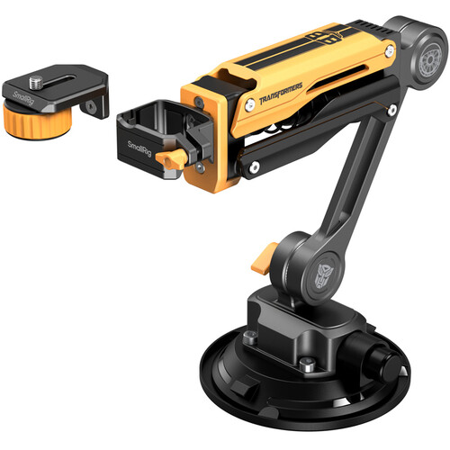 SmallRig Mini Shock Absorber Arm for DJI Osmo Pocket 3 GoPro HERO13 & Insta360 X4 (Bumblebee Edition)