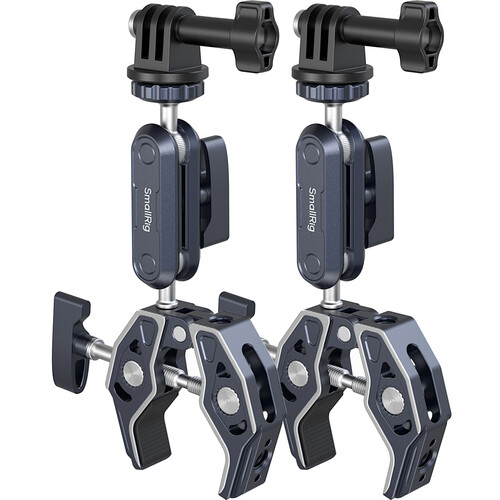 SmallRig Crab-Style Clamp with Ball Head Magic Arm (2-Pack)