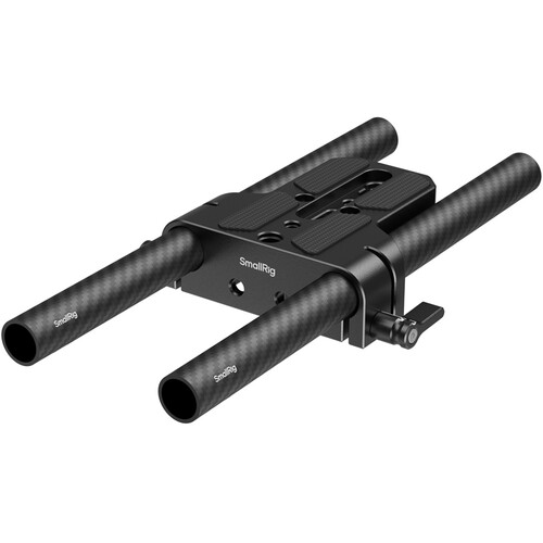 SmallRig Bottom Mount Plate with Dual 15mm Rod Clamp