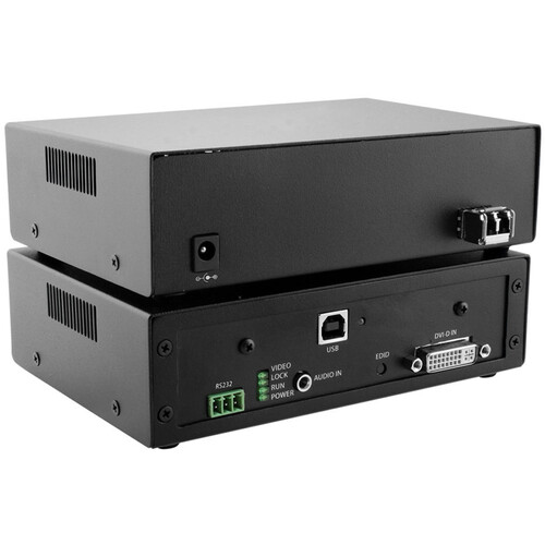 Smart-AVI FDX-3000-PRO Single-Mode DVI-D Audio RS-232 and USB K/M Fiber Extender (Transmitter)