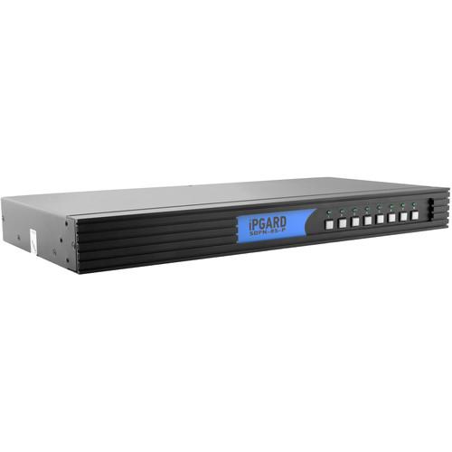 IPGard SDPN-8S-P Secure 8-Port Single-Head DisplayPort KVM with CAC Port