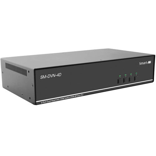 Smart-AVI SM-DVN-4D 4-Port Dual-Head DVI KVM Switch