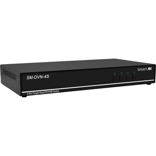 Smart-AVI SM-DVN-4S 4-Port Single-Head DVI KVM Switch