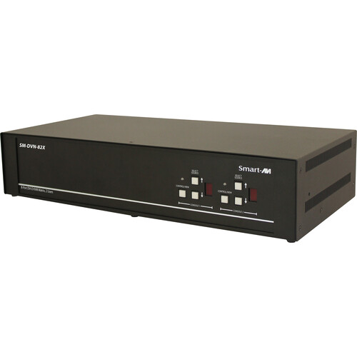 Smart-AVI 8-Port DVI-D KVM Matrix Switch with Audio and USB 2.0 Support (2 Users)