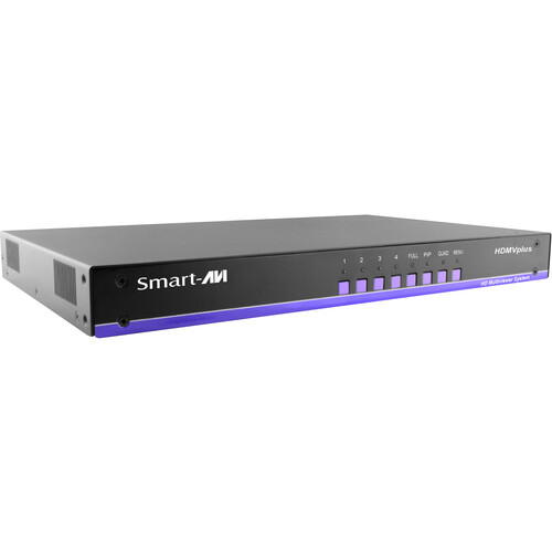 Smart-AVI HDMVplus 4-Port Single-Head HDMI KVM Multiviewer with Cables