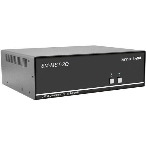 Smart-AVI SM-MST-2Q-S 2-Port Dual-Head DP MST KVM Switch