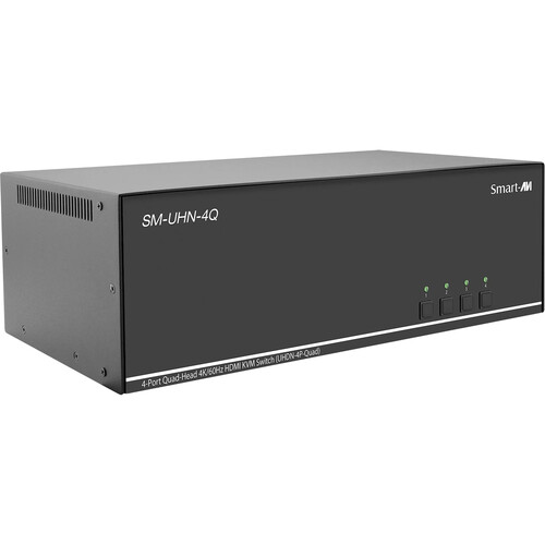 Smart-AVI SM-UHN-4Q 4-Port Quad-Head 4K HDMI KVM Switch