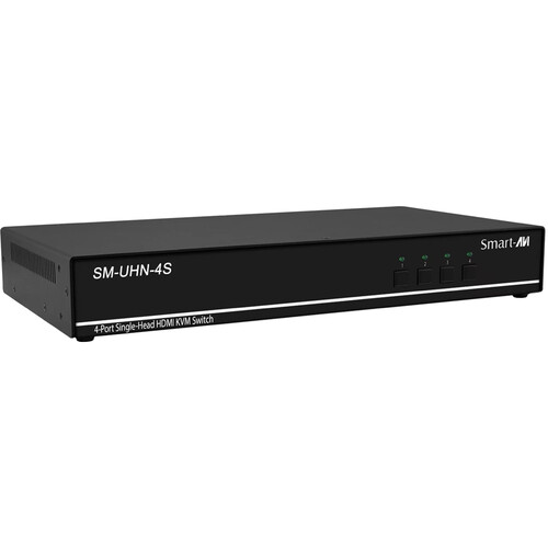 Smart-AVI SM-UHN-4S 4-Port Single-Head 4K HDMI KVM Switch