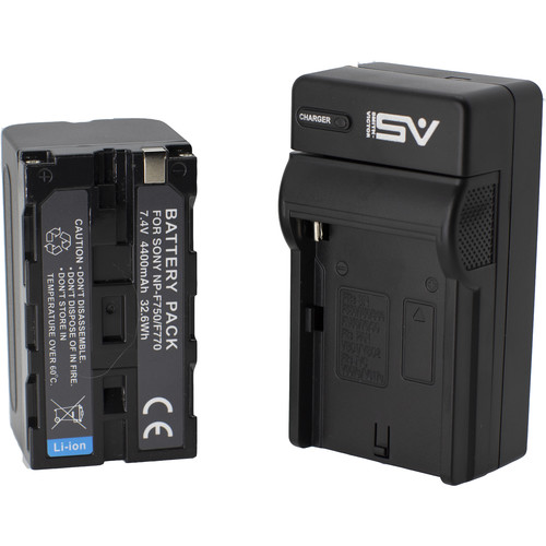 Smith-Victor NP-F750 Lithium-Ion Battery and Single Charger