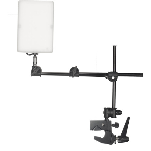 Smith-Victor Dual&nbspDesktop LED Light Kit with Versatile Mounting Arms and Clamps