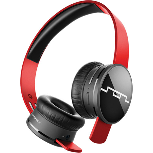 SOL REPUBLIC Tracks Air Wireless Headphones (Vivid Red) 89668N