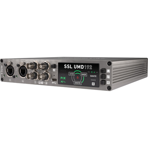 Solid State Logic UMD192 Portable 192-Channel USB-C Dante/MADI Audio Interface