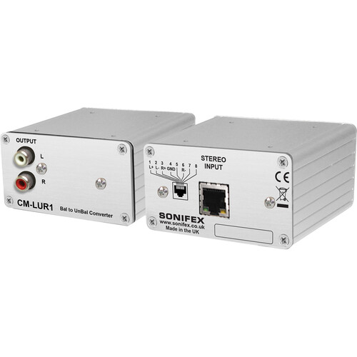 Sonifex CM-LUR1 Balanced to Unbalanced Audio Converter