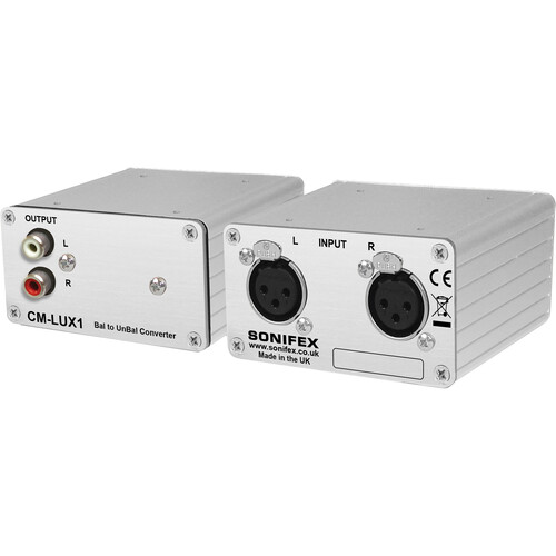 Sonifex CM-LUX1 Balanced to Unbalanced Audio Converter