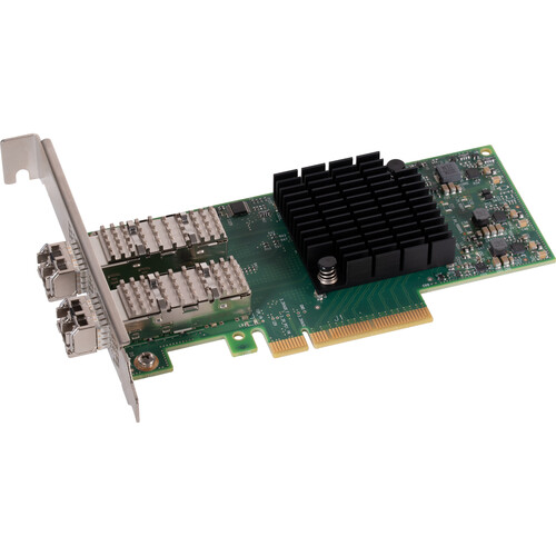Sonnet Dual-Port SFP28 10 Gigabit Ethernet PCIe Card with Two SFP28 Transceivers