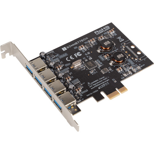 Sonnet USB3-4PM-E Allegro 4-Port USB 3.2 Gen 1 PCI Express Card