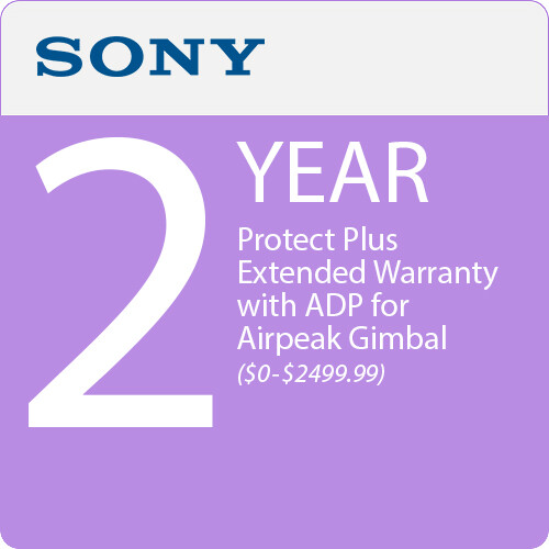 Sony 2-Year Protect Plus Extended Warranty with ADP for Airpeak Gimbal ($0-$2499.99)