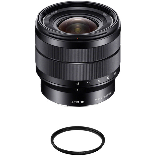 Sony camera lens for wide zoom