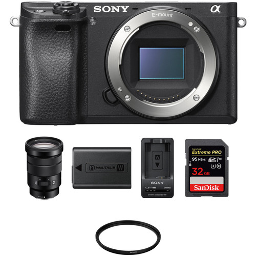 Sony Alpha A6300 Mirrorless Digital Camera With 18-105mm Lens