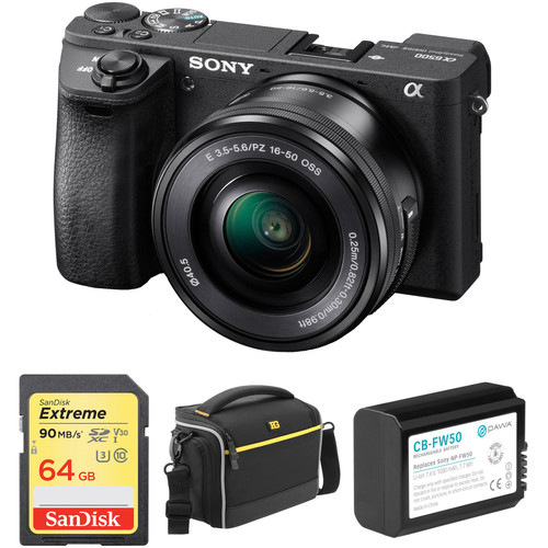 Sony Alpha a6500 Mirrorless Digital Camera with 1650mm Lens and