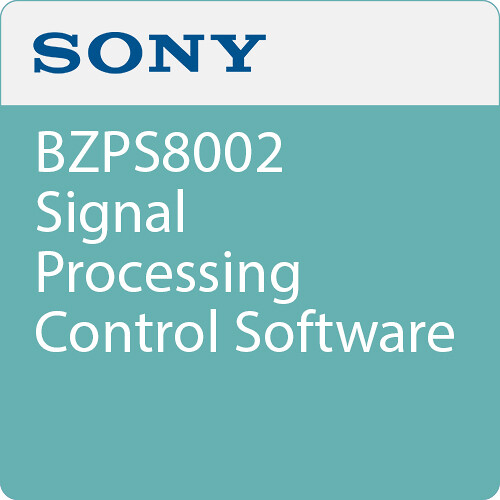 Sony BZPS8002 Signal Processing Control