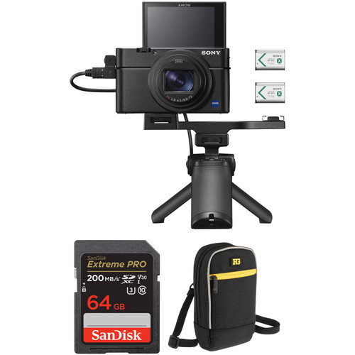 Sony Cybershot DSCRX100 VII Digital Camera with Shooting Grip