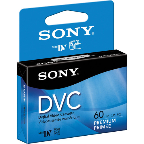 Sony DVM60PRR 60Minute Mini DV Tape (4Pack) DVM60PRR/4 B&H