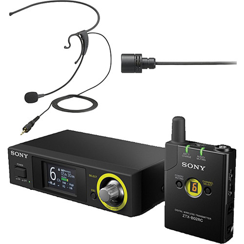 Sony DWZ Series Digital Wireless Headset & Lavalier
