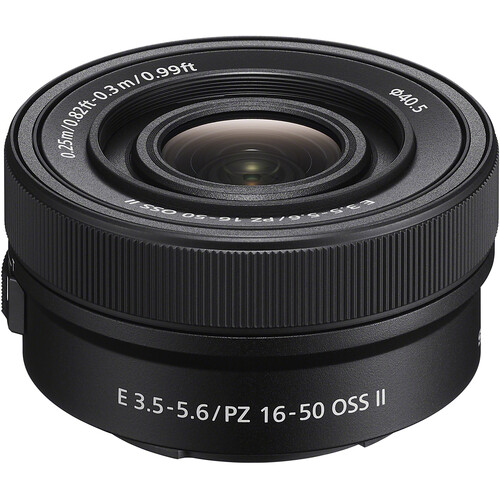Sony E PZ 16-50mm f/3.5-5.6 OSS II Lens (Sony E Black)