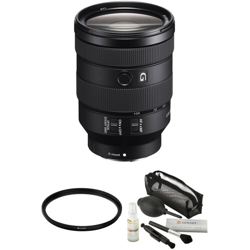 Sony FE 24-105mm f/4 Lens with UV Filter Kit B&H Photo Video