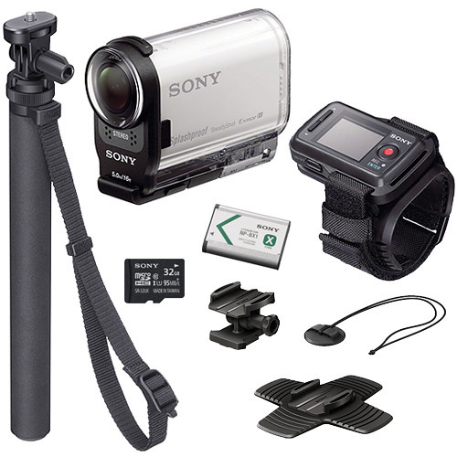 Sony HDRAS200V HD Action Cam Summer Kit with Live View Remote