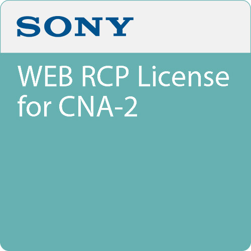 Sony WEB RCP License for CNA-2