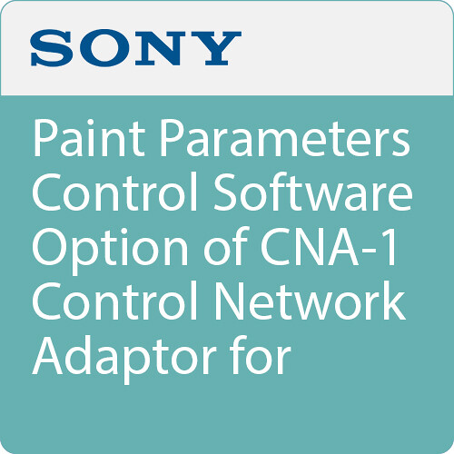 Sony Paint Parameters Control Software O
