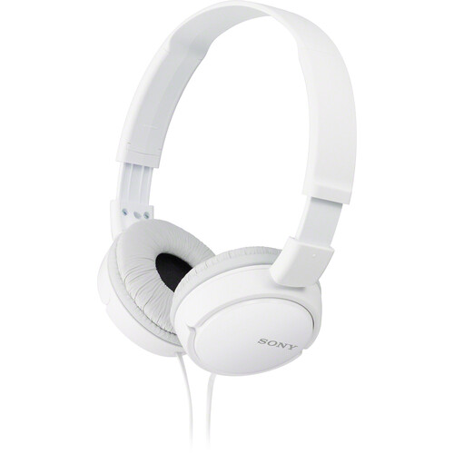 Sony MDR-ZX110 On-Ear Headphones (White)