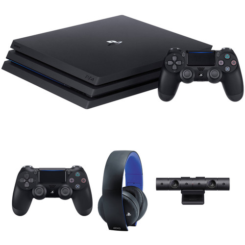  Sony PlayStation 4 Pro PS4 Gaming Console Kit with PlayStation 4 B H
