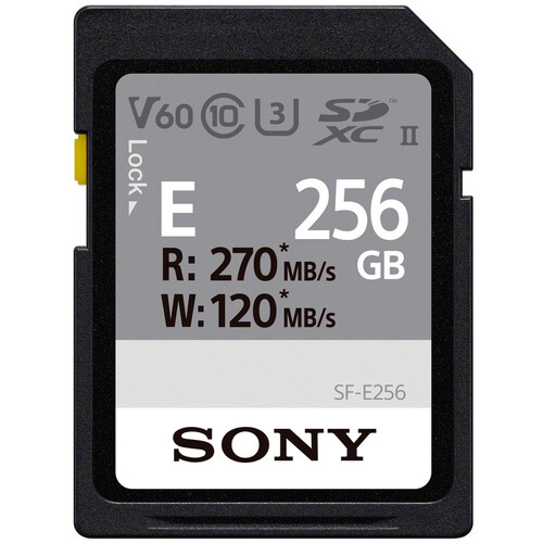 Sony 256GB SF-E Series UHS-II SDXC Memor