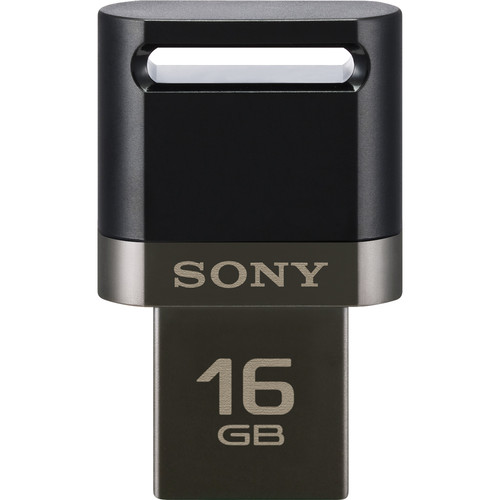 Sony 16GB USB On-the-Go Flash Drive (Black)