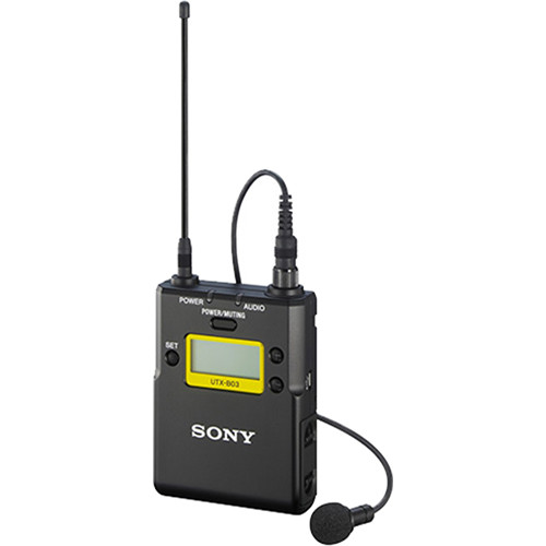 Sony UTXB03 Bodypack Transmitter with Omni Lavalier UTXB03/25