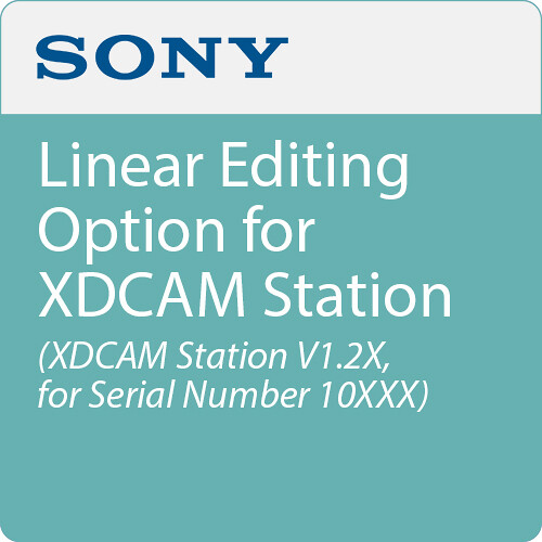 Sony Linear Editing Option for XDCAM Station (XDCAM Station V1.2X for Serial Number 10XXX)